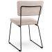 Cadeira Decorativa Estofada Para Sala De Jantar Allana L02 Suede Bege - Lyam Decor