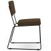 Cadeira Decorativa Estofada Para Sala De Jantar Allana L02 Suede Marrom - Lyam Decor