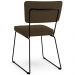 Cadeira Decorativa Estofada Para Sala De Jantar Allana L02 Suede Marrom - Lyam Decor