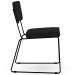 Cadeira Decorativa Estofada Para Sala De Jantar Allana L02 Suede Preto - Lyam Decor