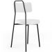 Cadeira Decorativa Estofada Para Sala De Jantar Barcelona L02 Facto Branco - Lyam Decor