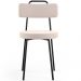 Cadeira Decorativa Estofada Para Sala De Jantar Barcelona L02 Suede Bege - Lyam Decor
