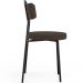 Cadeira Decorativa Estofada Para Sala De Jantar Barcelona L02 Suede Marrom - Lyam Decor