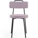 Cadeira Decorativa Estofada Para Sala De Jantar Barcelona L02 Suede Rosê - Lyam Decor