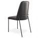 Cadeira Decorativa Estofada Para Sala De Jantar Bella L02 Couríssimo Preto - Lyam Decor