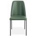 Cadeira Decorativa Estofada Para Sala De Jantar Bella L02 Couríssimo Verde - Lyam Decor