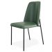 Cadeira Decorativa Estofada Para Sala De Jantar Bella L02 Couríssimo Verde - Lyam Decor