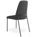 Cadeira Decorativa Estofada Para Sala De Jantar Bella L02 Linho Chumbo - Lyam Decor