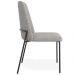 Cadeira Decorativa Estofada Para Sala De Jantar Bella L02 Linho Cinza Escuro - Lyam Decor