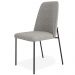 Cadeira Decorativa Estofada Para Sala De Jantar Bella L02 Linho Cinza Escuro - Lyam Decor