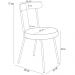 Cadeira Decorativa Estofada Para Sala De Jantar Haia F01 Couríssimo Preto - Lyam Decor