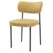 Cadeira Decorativa Estofada Para Sala De Jantar Melina L02 Couríssimo Casco Fendi - Lyam Decor