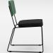 Cadeira Decorativa Estofada Sala Jantar Allana L02 Facto Verde Musgo Linho Chumbo - Lyam Decor