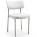 Cadeira Decorativa Para Sala De Jantar Melina Base Arena L02 Facto Branco - Lyam Decor