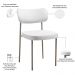 Cadeira Decorativa Para Sala De Jantar Melina Base Arena L02 Facto Branco - Lyam Decor