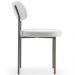 Cadeira Decorativa Para Sala De Jantar Melina Base Arena L02 Facto Branco - Lyam Decor