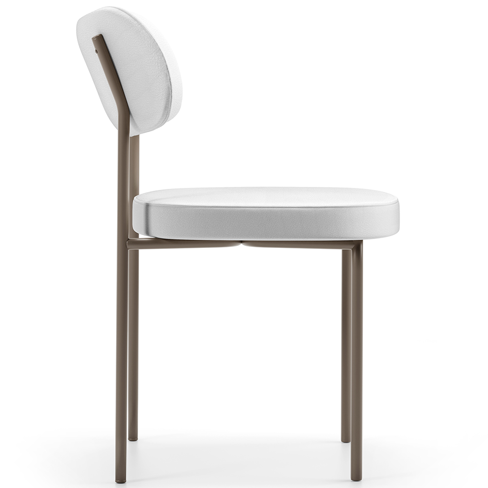 Cadeira Decorativa Para Sala De Jantar Melina Base Arena L02 Facto Branco - Lyam Decor