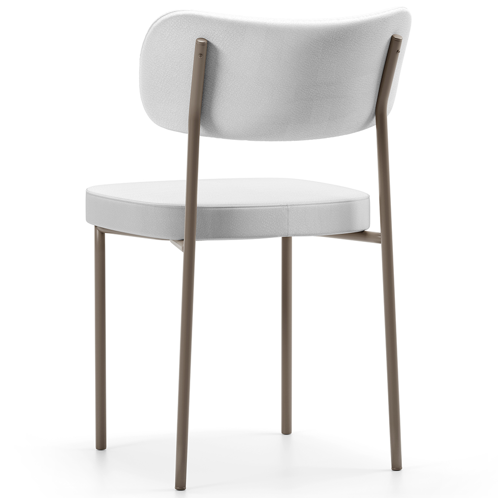 Cadeira Decorativa Para Sala De Jantar Melina Base Arena L02 Facto Branco - Lyam Decor