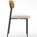 Cadeira Decorativa Para Sala De Jantar Melina L02 Couríssimo Whisky Suede Bege - Lyam Decor