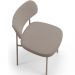 Cadeira Decorativa Sala De Jantar Melina Base Arena L02 Bouclê Bege - Lyam Decor
