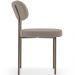 Cadeira Decorativa Sala De Jantar Melina Base Arena L02 Bouclê Bege - Lyam Decor