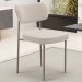 Cadeira Decorativa Sala De Jantar Melina Base Arena L02 Bouclê Creme - Lyam Decor
