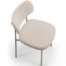 Cadeira Decorativa Sala De Jantar Melina Base Arena L02 Bouclê Creme - Lyam Decor