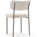 Cadeira Decorativa Sala De Jantar Melina Base Arena L02 Bouclê Cru - Lyam Decor