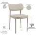 Cadeira Decorativa Sala De Jantar Melina Base Arena L02 Linho Bege - Lyam Decor