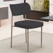 Cadeira Decorativa Sala De Jantar Melina Base Arena L02 Linho Chumbo - Lyam Decor