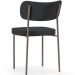 Cadeira Decorativa Sala De Jantar Melina Base Arena L02 Linho Chumbo - Lyam Decor