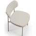 Cadeira Decorativa Sala De Jantar Melina Base Arena L02 Linho Cru - Lyam Decor