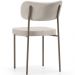 Cadeira Decorativa Sala De Jantar Melina Base Arena L02 Linho Cru - Lyam Decor