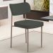 Cadeira Decorativa Sala De Jantar Melina Base Arena L02 Linho Verde Musgo - Lyam Decor