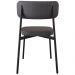Cadeira Estofada Para Sala de Jantar Astrid Preto C01 Linho Preto - Lyam Decor