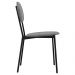 Cadeira Estofada Para Sala de Jantar Azuri Preto C01 Linho Prata - Lyam Decor