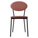 Cadeira Estofada Para Sala de Jantar Azuri Preto C01 Linho Rosê - Lyam Decor