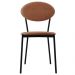 Cadeira Estofada Para Sala de Jantar Azuri Preto C01 Veludo Bege - Lyam Decor