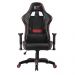 Cadeira Gamer Giratória com Almofada e Elevação a Gás BLX 6009 G Courino Preto Vermelho - Lyam Decor