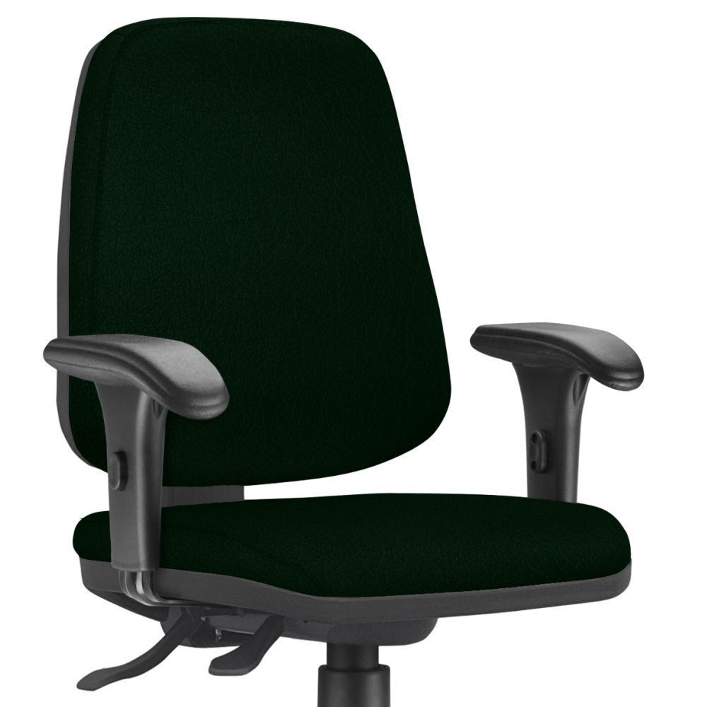 Cadeira Giratória Job L02 Diretor Executiva Crepe Verde Musgo - Lyam Decor