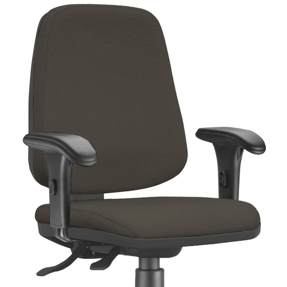 Cadeira Giratória Job L02 Diretor Executiva Suede Marrom - Lyam Decor
