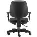 Cadeira Giratória Job L02 Executiva Ergonômica Escritório Couro Sintético Preto - Lyam Decor