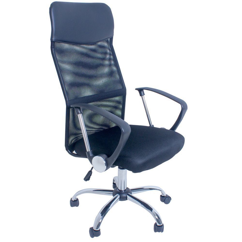 Cadeira Giratória Para Escritório Excellence Office F03 Preto - Lyam Decor