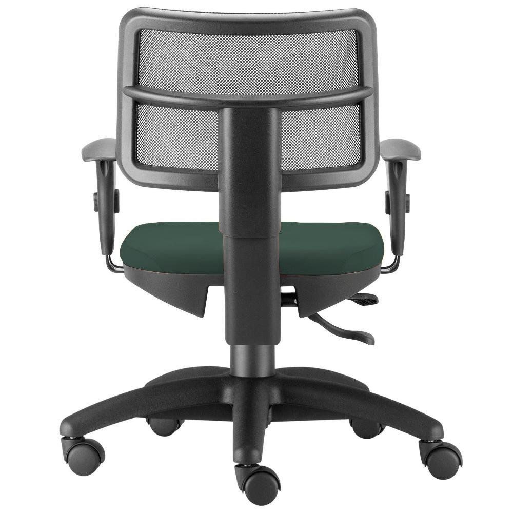 Cadeira Giratória Zip L02 Executiva Ergonômica Escritório Crepe Verde Musgo - Lyam Decor