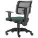 Cadeira Giratória Zip L02 Executiva Ergonômica Escritório Crepe Verde Musgo - Lyam Decor