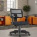Cadeira Giratória Zip L02 Executiva Ergonômica Escritório Linho Chumbo - Lyam Decor