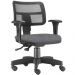 Cadeira Giratória Zip L02 Executiva Ergonômica Escritório Linho Cinza Escuro - Lyam Decor
