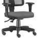 Cadeira Giratória Zip L02 Executiva Ergonômica Escritório Linho Cinza Escuro - Lyam Decor