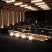 Cadeira Hoteleira Auditório Empilhável Inter L02 Crepe Preto - Lyam Decor