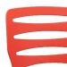 Cadeira Para Cozinha Área Gourmet Jardim Empilhável Larsen P03 Vermelho - Lyam Decor